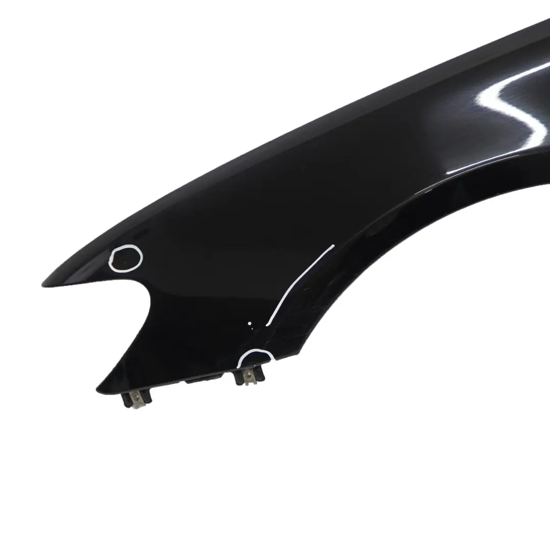 BMW E65 Błotnik Lewy Przedni Schwarz 2 - 668 - SKU 7138473-SCH - Numer Części 7138473