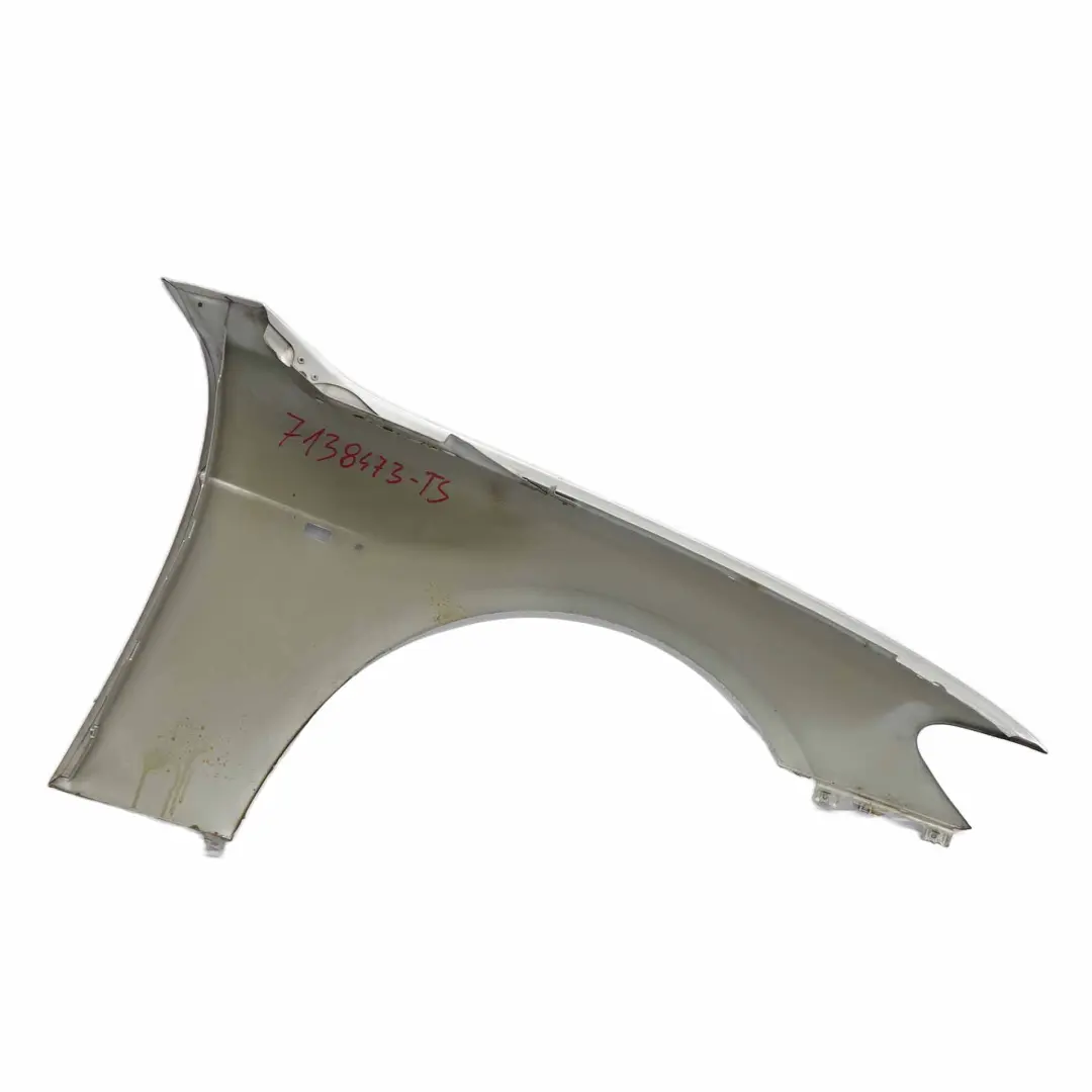 Side Panel BMW E65 E66 Wing Covering Front Left N/S Titansilber Silver - 354 to  with Part number 7138473  Side Panel BMW E65 E66 Wing Covering Front Left N/S Titansilber Silver - 354 - SKU 7138473-TS - Part number 7138473