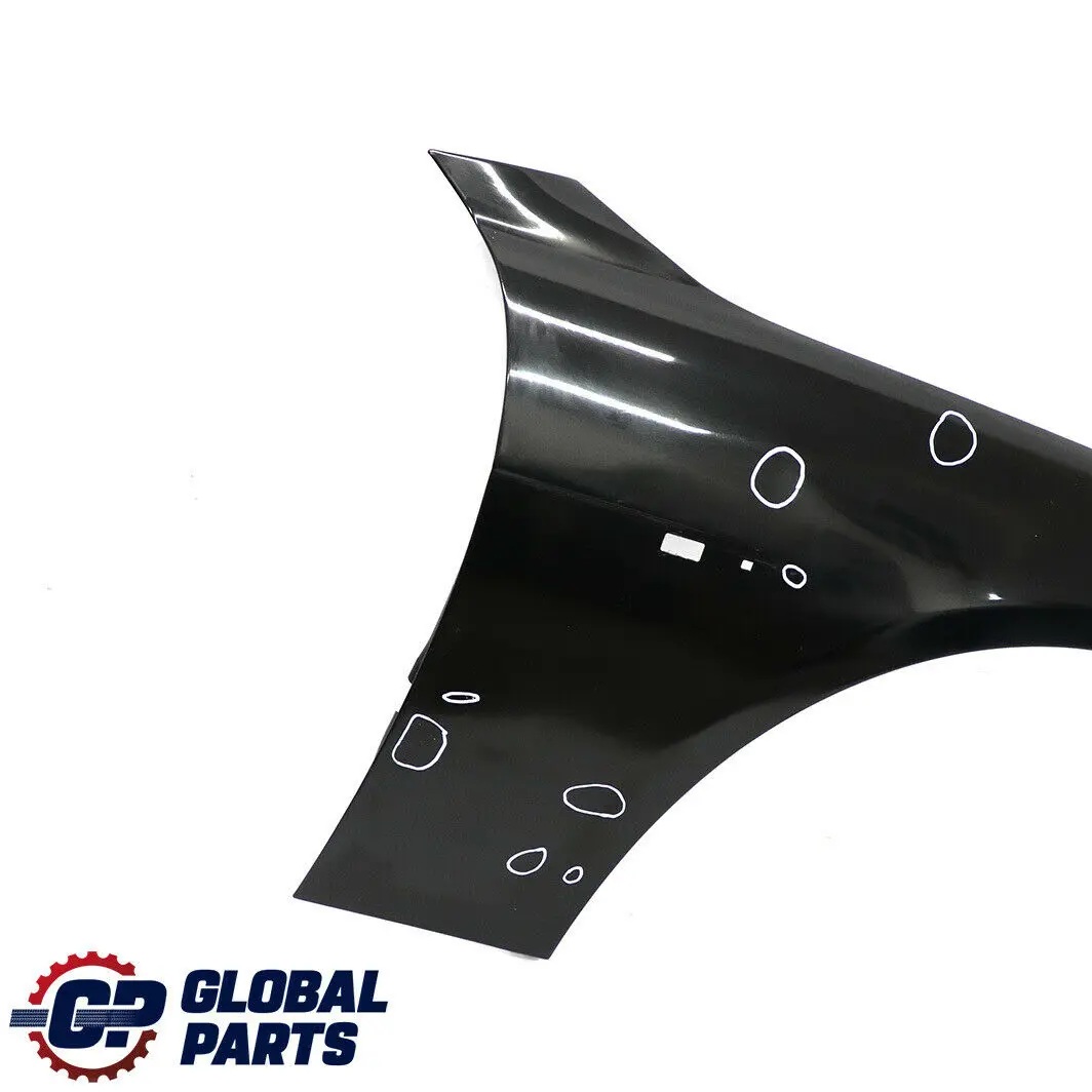 BMW 7 E65 E66 Panneau Laterale avant Droit Garde-Boue Noir Sapphire - 475 - SKU 7138474-BS - Numéro de pièce 7138474