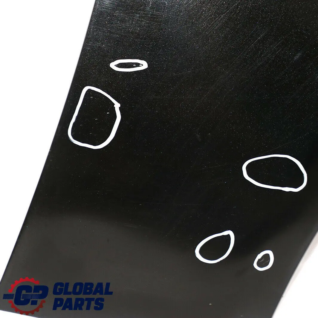 BMW 7 E65 E66 Seitenwand Vorne Rechts Kotflügel Black Sapphire - 475 - SKU 7138474-BS - Teilenummer 7138474