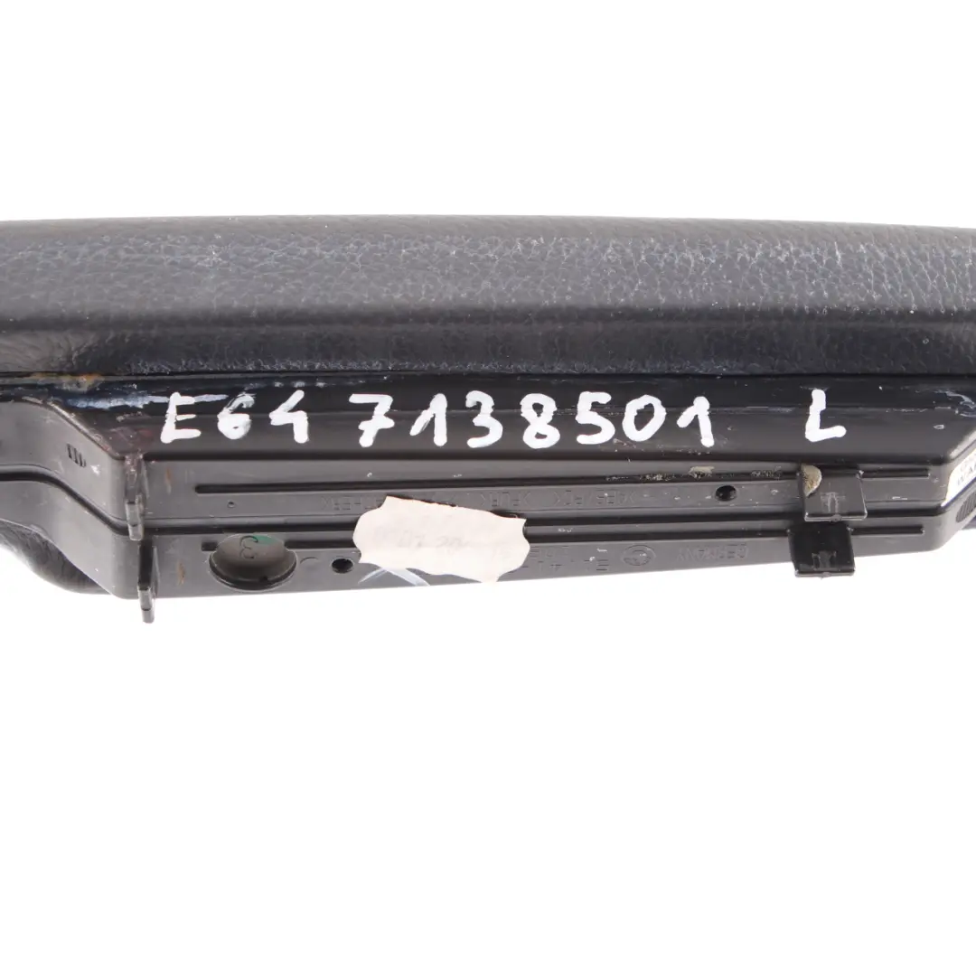  Arm Rest BMW E63 E64 Soft Pad Door Trim Panel Front Left N/S Leather Basalt Grey - SKU 7138501 - Part number 7138501