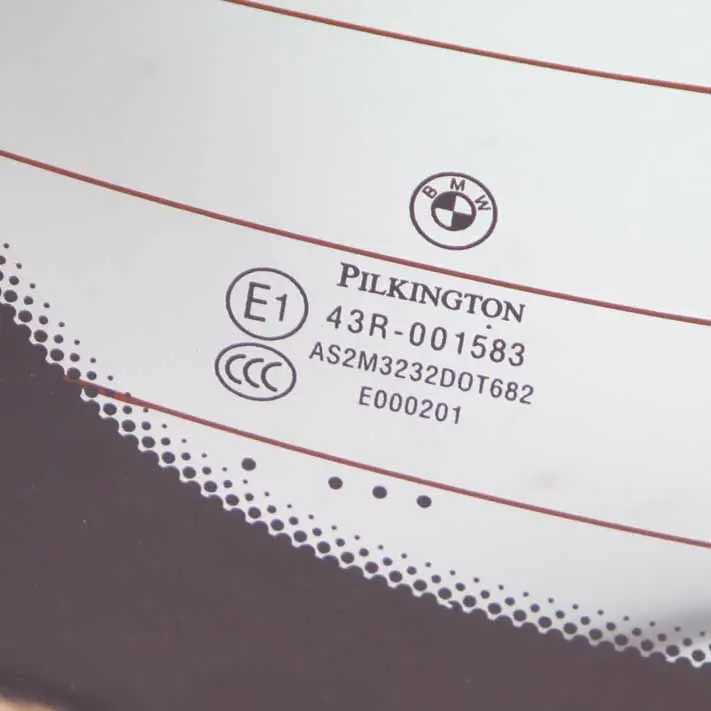 BMW E90 Szyba Tylna AS2 Zielona Tył 5131 - SKU 7138639 - Numer Części 7138639