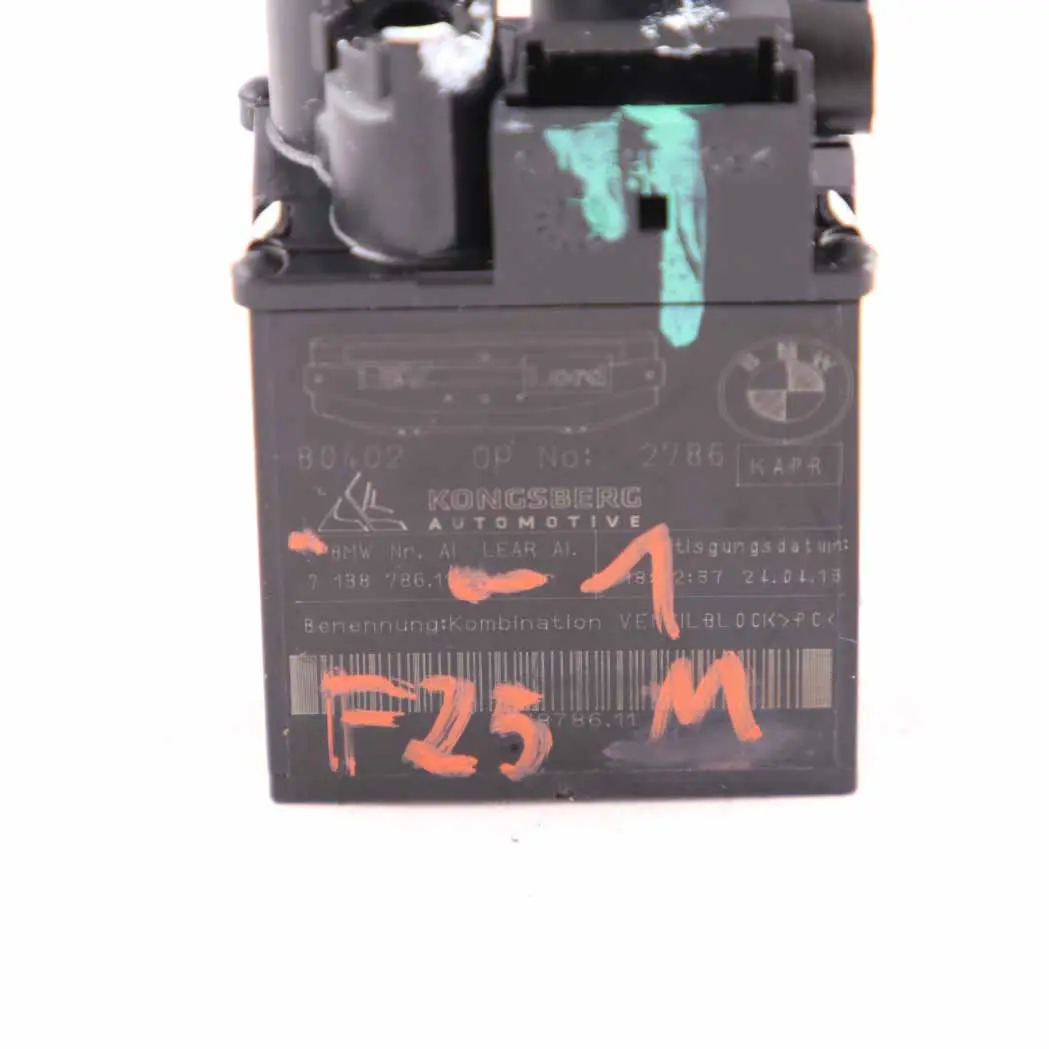 BMW E87 E90 Front Seat Lordosis Lumbar Support Pump Motor Control Unit - SKU 7138786-1 - Part number 7138786