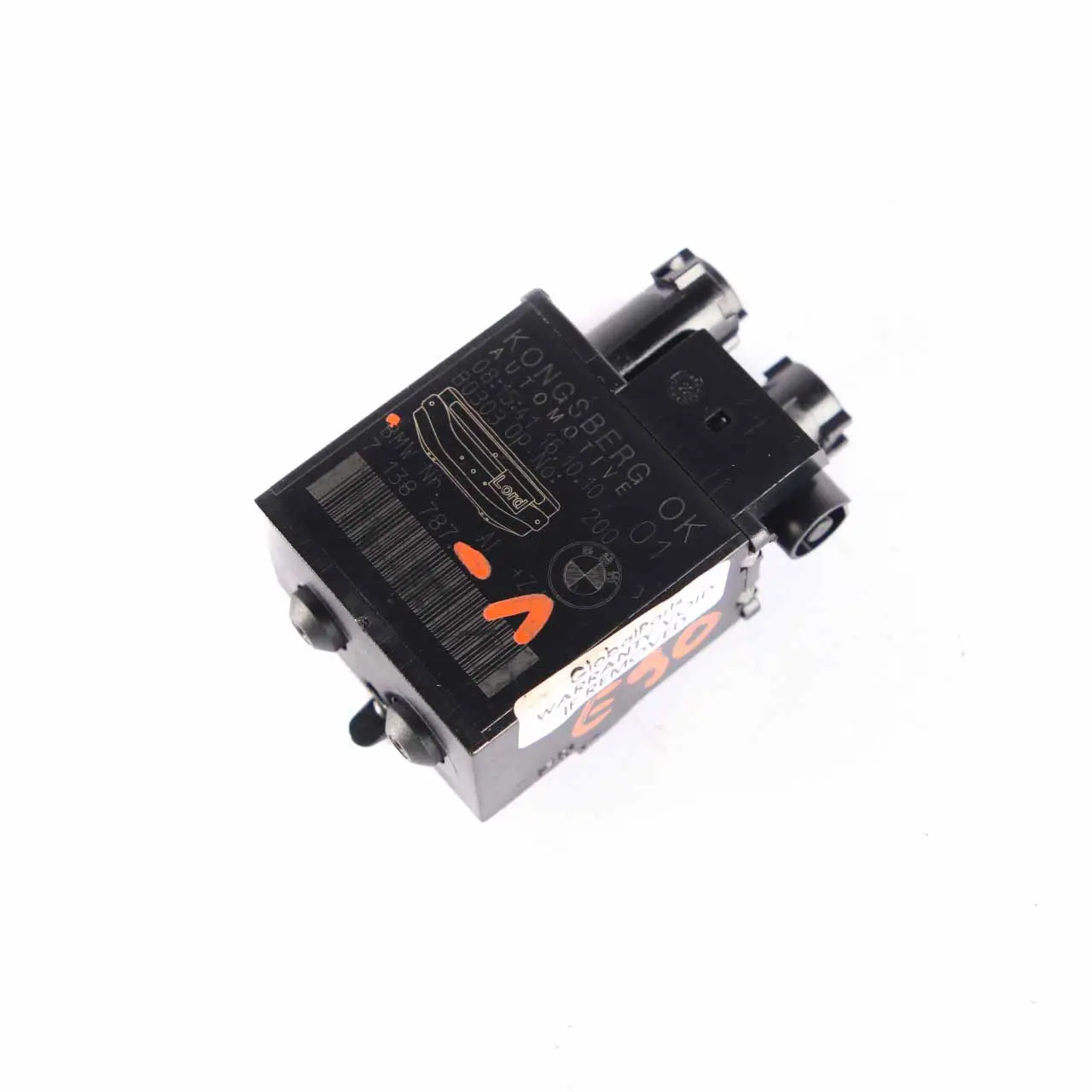 BMW E81 E87 E90 E91 Unidad Control Bomba Lumbar Asiento Delantero 7138787