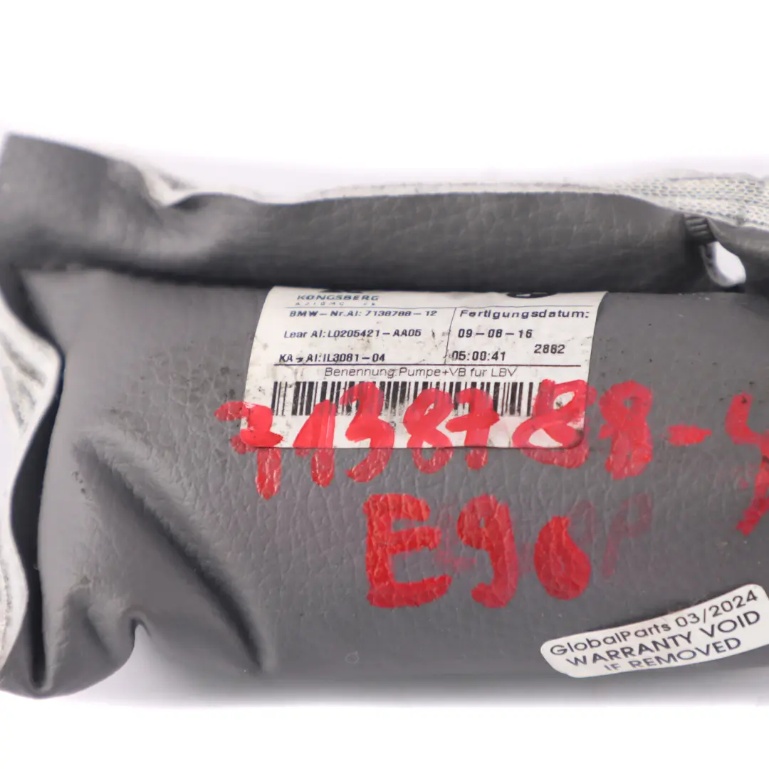  Support Lombaire BMW E81 E87 E90 E92 Siège Avant Coussin Lordose Pompe - SKU 7138788-4 - Numéro de pièce 7138788
