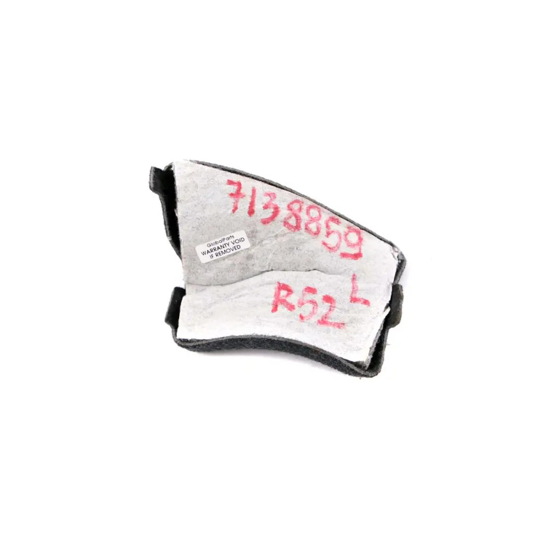 Abdeckung Heckleuchte Gepäckraum Verkleidung Links für Mini Cooper One R52 Cabrio mit Teilenummer 7138859 Mini Cooper One R52 Cabrio Abdeckung Heckleuchte Gepäckraum Verkleidung Links - SKU 7138859 - Teilenummer 7138859