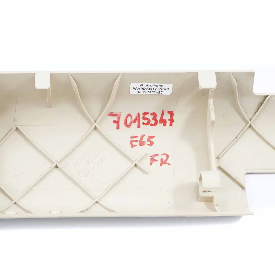 Seat Cover BMW E60 E61 Finisher Upper Trim Front Right O/S Creambeige 7126634 - SKU 7139022 - Part number 7139022