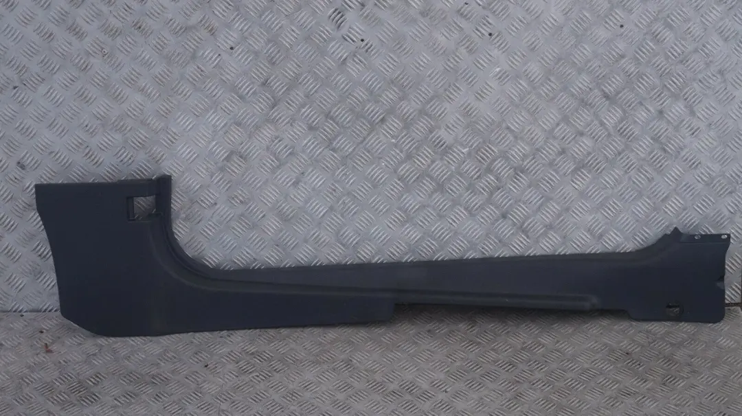 Mini Cooper One R50 R53 Lateral trim panel bottom kick front right O/S BLACK - SKU 7139076 - Part number 51437139076