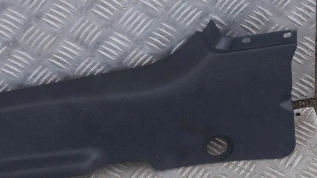 Mini Cooper One R50 R53 Lateral trim panel bottom kick front right O/S BLACK - SKU 7139076 - Part number 51437139076