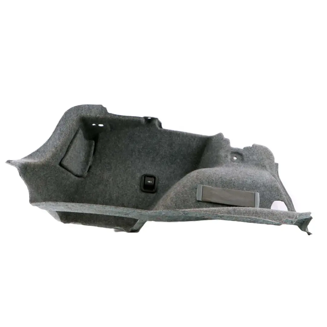 Boot Trunk Left N/S Lateral Trim Panel Cover Carpet Grey to BMW 3 E90 with Part number 7139437 BMW 3 E90 Boot Trunk Left N/S Lateral Trim Panel Cover Carpet Grey - SKU 7139437 - Part number 7139437