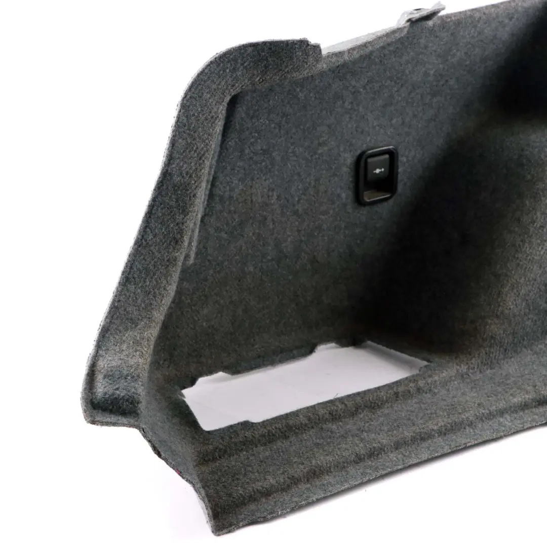 Boot Trunk Left N/S Lateral Trim Panel Cover Carpet Grey to BMW 3 E90 with Part number 7139437 BMW 3 E90 Boot Trunk Left N/S Lateral Trim Panel Cover Carpet Grey - SKU 7139437 - Part number 7139437