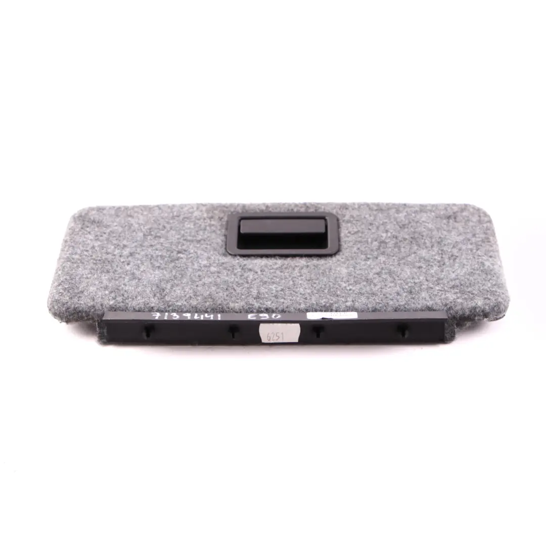 Boot Trunk Left N/S Lateral Trim Panel CD-Changer Cover Grey to BMW 3 Series E90 with Part number 7139441 BMW 3 Series E90 Boot Trunk Left N/S Lateral Trim Panel CD-Changer Cover Grey - SKU 7139441 - Part number 7139441