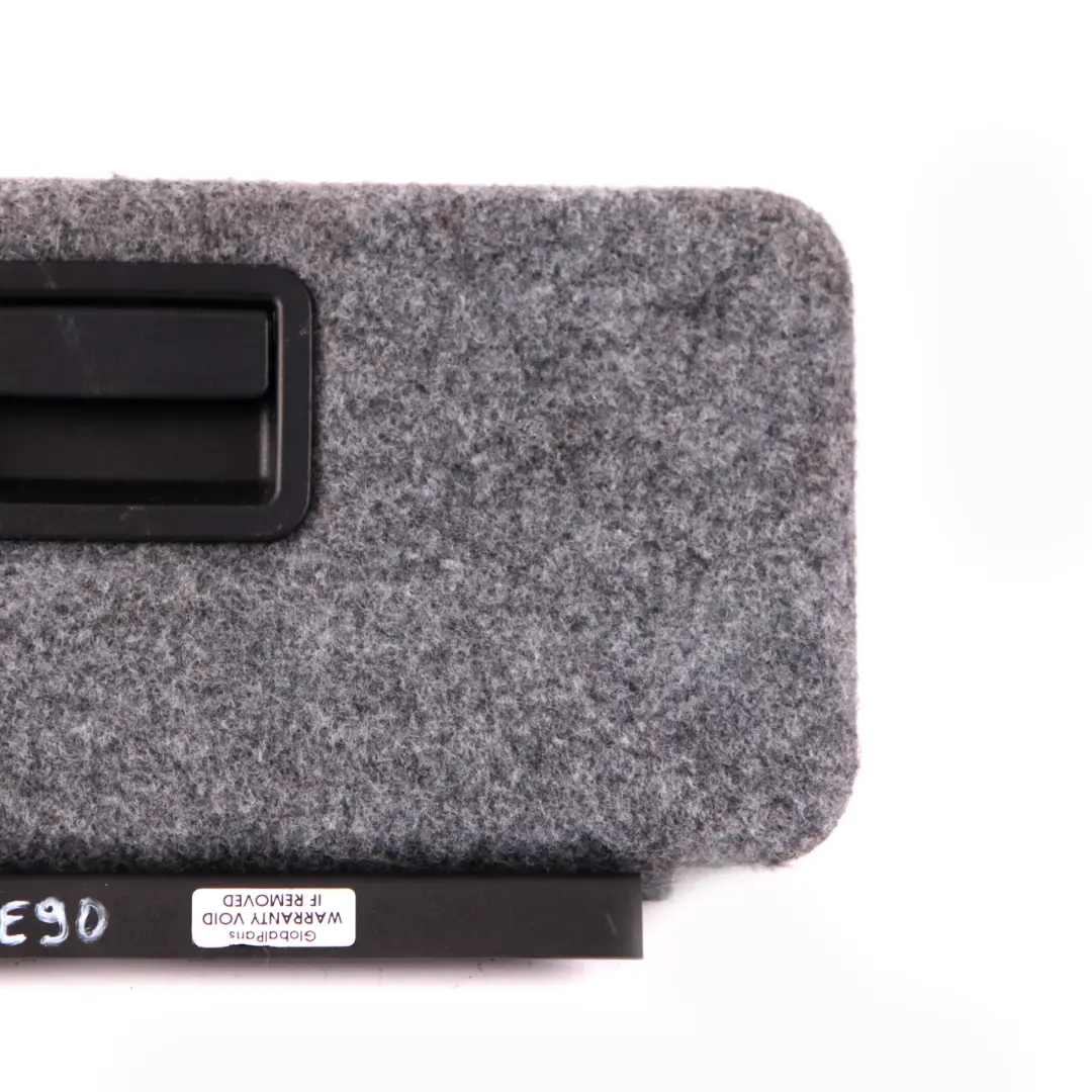 Boot Trunk Left N/S Lateral Trim Panel CD-Changer Cover Grey to BMW 3 Series E90 with Part number 7139441 BMW 3 Series E90 Boot Trunk Left N/S Lateral Trim Panel CD-Changer Cover Grey - SKU 7139441 - Part number 7139441