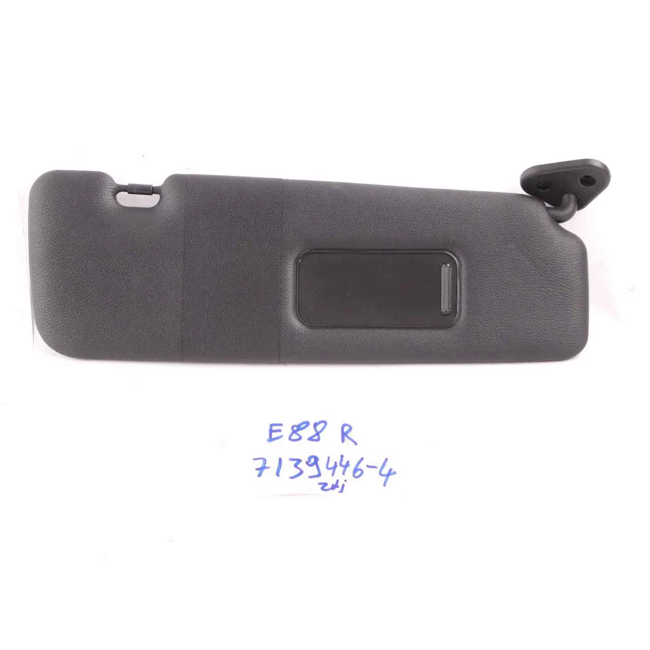 BMW E88 E93 Sun Visor Illuminated Mirror Right O/S Trim Panel Black 7139446