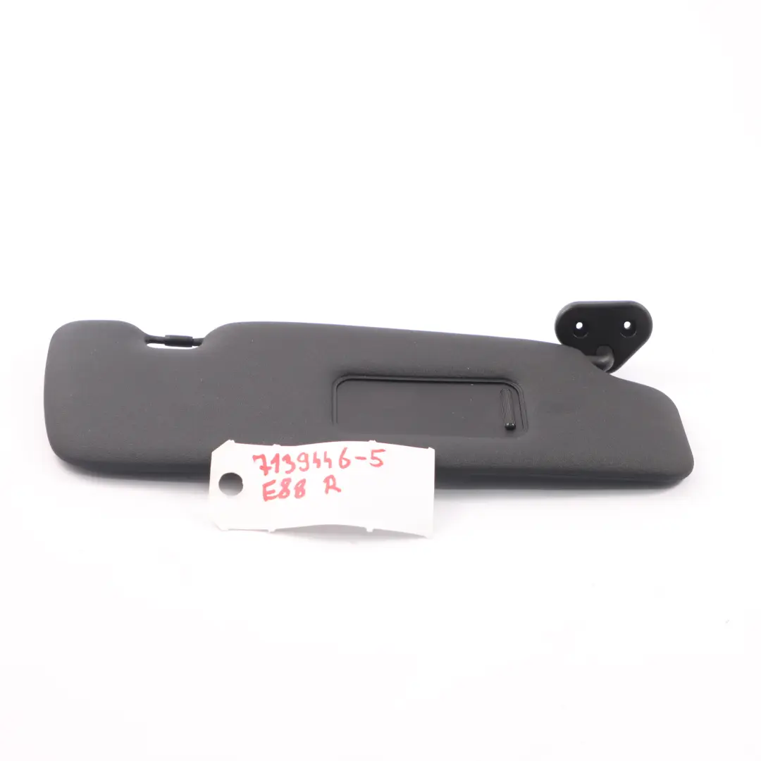  Sun Visor BMW E88 E93 Illuminated Mirror Right O/S Trim Panel Black - SKU 7139446-5 - Part number 7139446