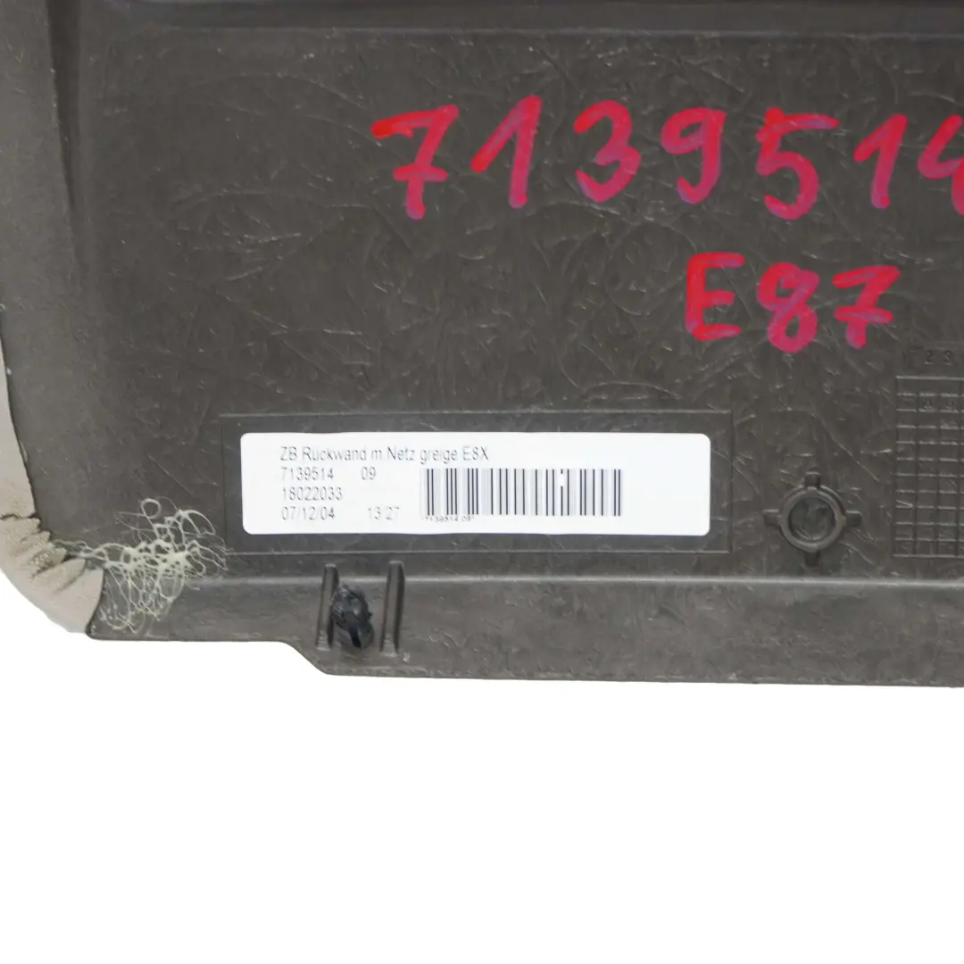 Vordersitz Rückwand mit Netztasche Beige 5210 für BMW 1 er E87 mit Teilenummer 7139514 BMW 1 er E87 Vordersitz Rückwand mit Netztasche Beige 5210 - SKU 7139514-1 - Teilenummer 7139514