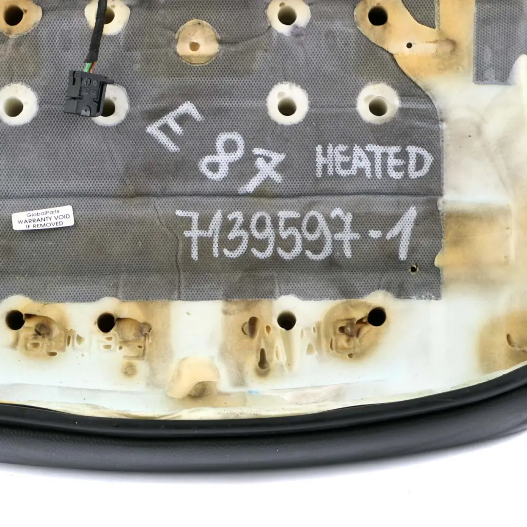 Front Left Right Seat N/O/S Leather Trim Cover Black Heated to BMW 1 E87 with Part number 7139597 BMW 1 E87 Front Left Right Seat N/O/S Leather Trim Cover Black Heated - SKU 7139597 - Part number 7139597