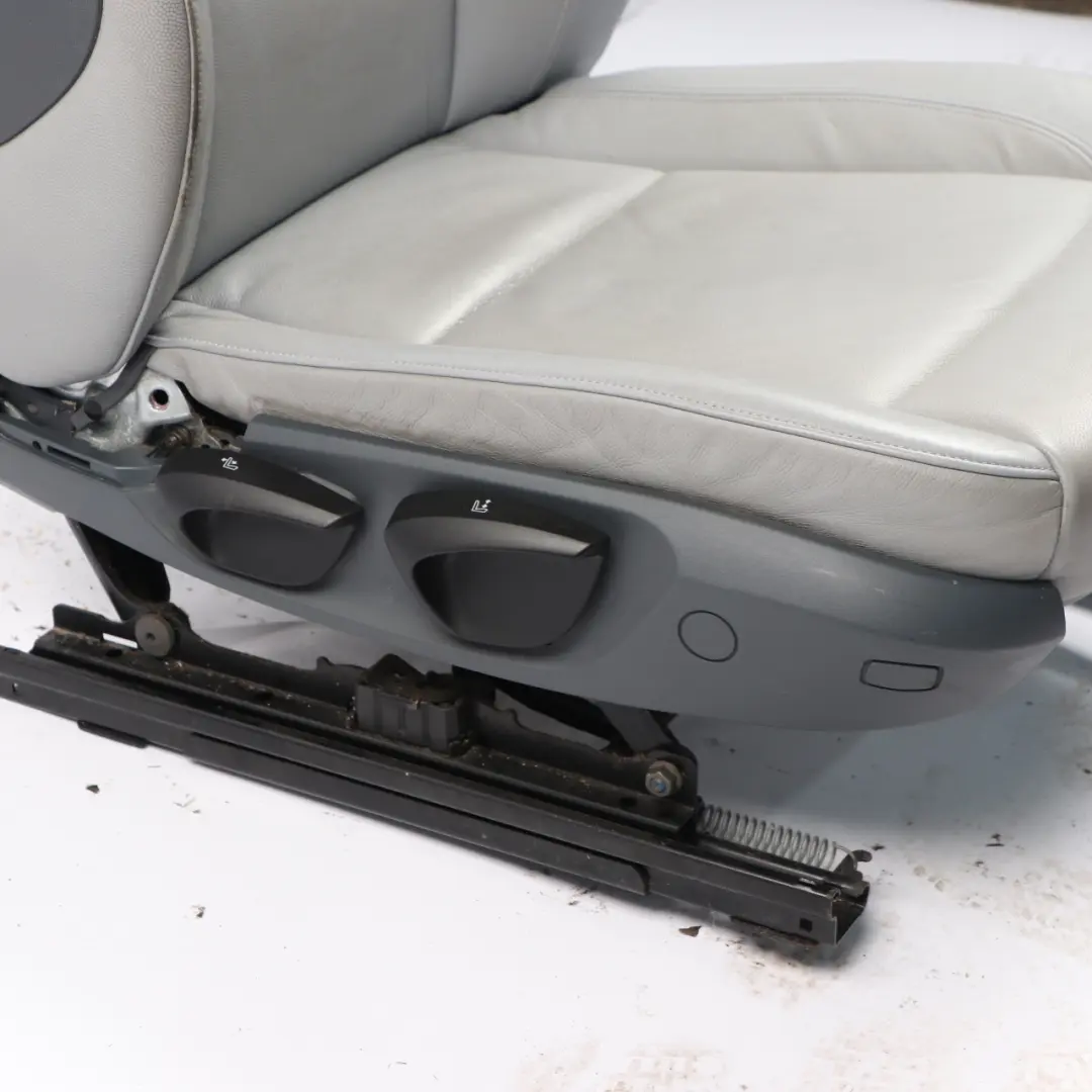 Front Seat BMW E87 Right O/S Grey Alaskagrey Leather Boston Interior to with Part number 7139616 Front Seat BMW E87 Right O/S Grey Alaskagrey Leather Boston Interior - SKU 7139616-2 - Part number 7139616