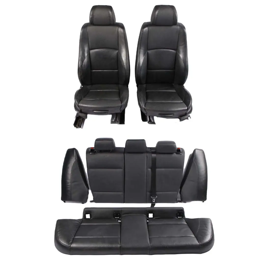 Leather Boston Set Interior Seats Seat Front Rear Seat to BMW E87 M Sport Black with Part number 7139690 BMW E87 M Sport Black Leather Boston Set Interior Seats Seat Front Rear Seat - SKU 7139690-3 - Part number 7139690