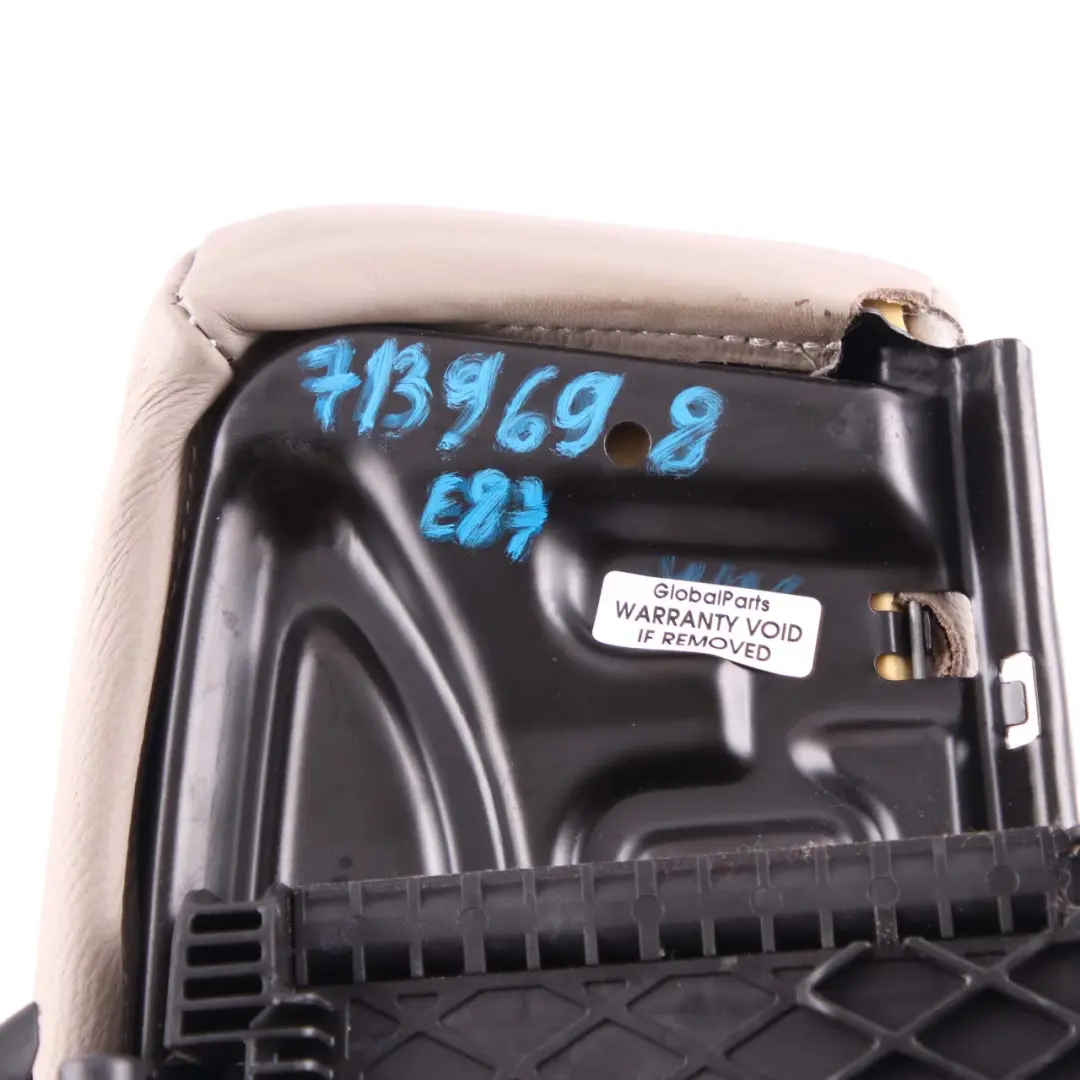 Front Sport Seat Thigh Support Carrier Leather Boston Beige to BMW E87 with Part number 7139698 BMW E87 Front Sport Seat Thigh Support Carrier Leather Boston Beige - SKU 7139698-1 - Part number 7139698