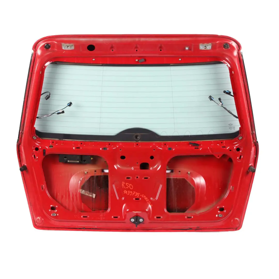 Boot Trunk Lid Tailgate Chili Red - 851 to Mini Cooper R50 R53 with Part number 7139735 Mini Cooper R50 R53 Boot Trunk Lid Tailgate Chili Red - 851 - SKU 7139735-CHRED2 - Part number 7139735