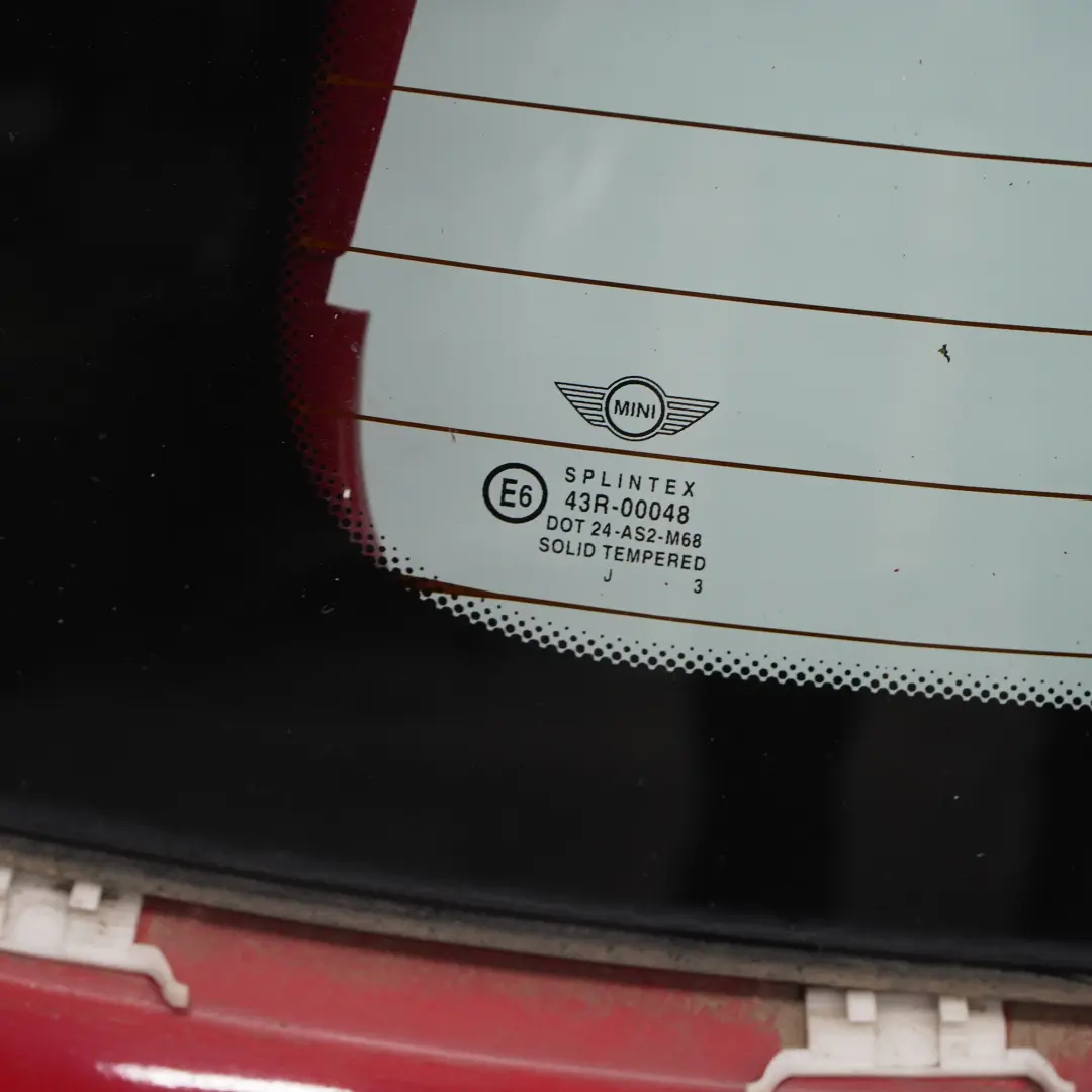Mini Cooper R50 R53 Boot Trunk Lid Tailgate Chili Red - 851 - SKU 7139735-CHRED - Part number 7139735