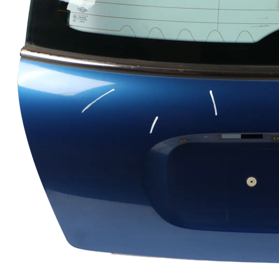 Trunk Lid Mini R50 R53 Boot Tailgate Hyper Blue Metallic - A28 to with Part number 7139735 Trunk Lid Mini R50 R53 Boot Tailgate Hyper Blue Metallic - A28 - SKU 7139735-HYB - Part number 7139735