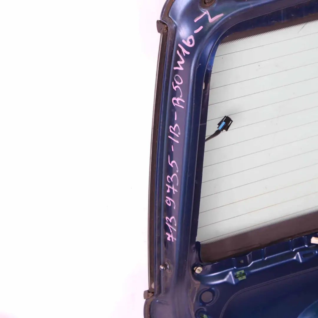 Boot Trunk Lid Tailgate Indi Blue Metallic - 862 to Mini Cooper R50 R53 with Part number 7139735 Mini Cooper R50 R53 Boot Trunk Lid Tailgate Indi Blue Metallic - 862 - SKU 7139735-IB - Part number 7139735