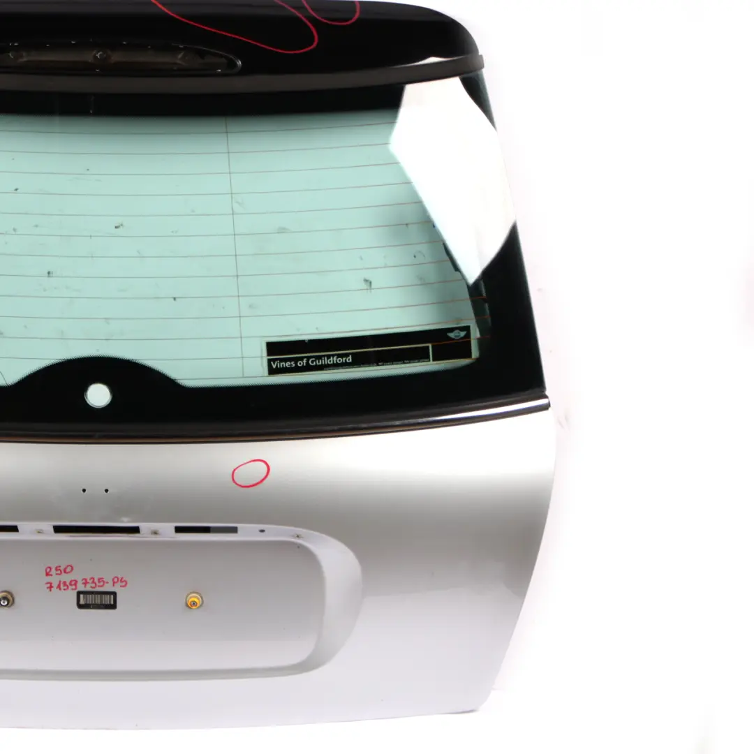 Boot Trunk Lid Tailgate Pure Silver Metallic - 900 to Mini Cooper R50 R53 with Part number 7139735 Mini Cooper R50 R53 Boot Trunk Lid Tailgate Pure Silver Metallic - 900 - SKU 7139735-PS - Part number 7139735