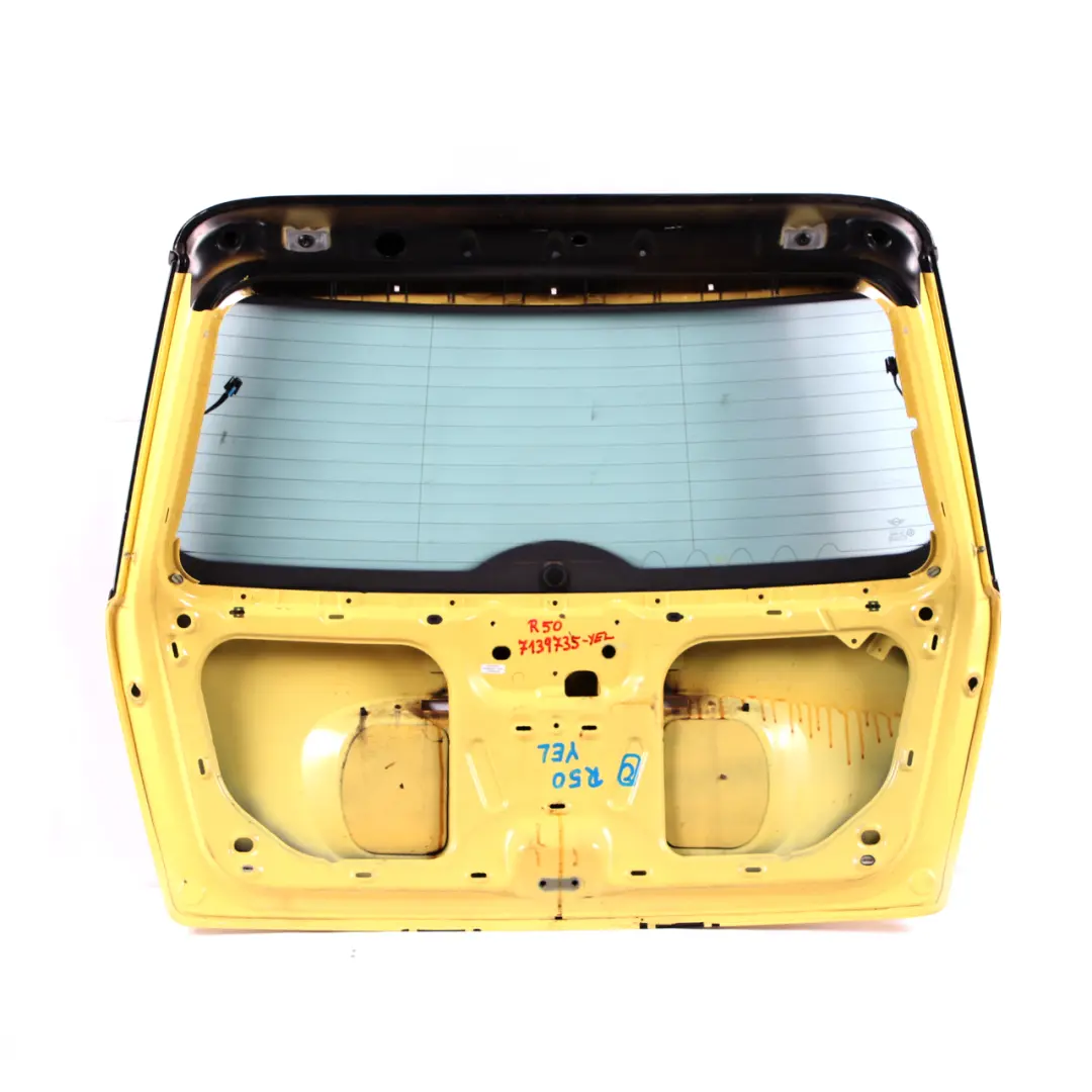 Boot Trunk Lid Tailgate Liquid Yellow - 902 to Mini Cooper R50 R53 with Part number 7139735 Mini Cooper R50 R53 Boot Trunk Lid Tailgate Liquid Yellow - 902 - SKU 7139735-YEL1 - Part number 7139735
