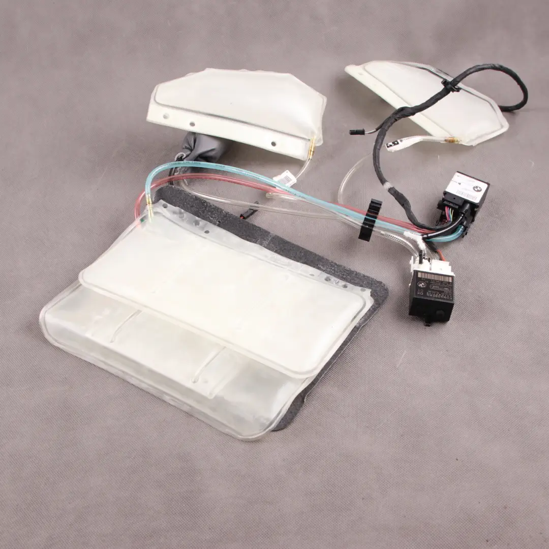 Front Seat Lordosis Pad Lumbar Bag Back Support Pump Set to BMW E87 E90 E91 with Part number 7140555 BMW E87 E90 E91 Front Seat Lordosis Pad Lumbar Bag Back Support Pump Set - SKU 7140555-2 - Part number 7140555