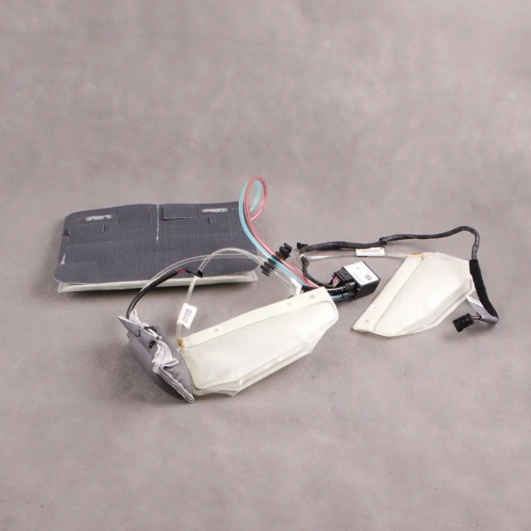 Front Seat Lordosis Pad Lumbar Bag Back Support Pump Set to BMW E87 E90 E91 with Part number 7140555 BMW E87 E90 E91 Front Seat Lordosis Pad Lumbar Bag Back Support Pump Set - SKU 7140555-2 - Part number 7140555