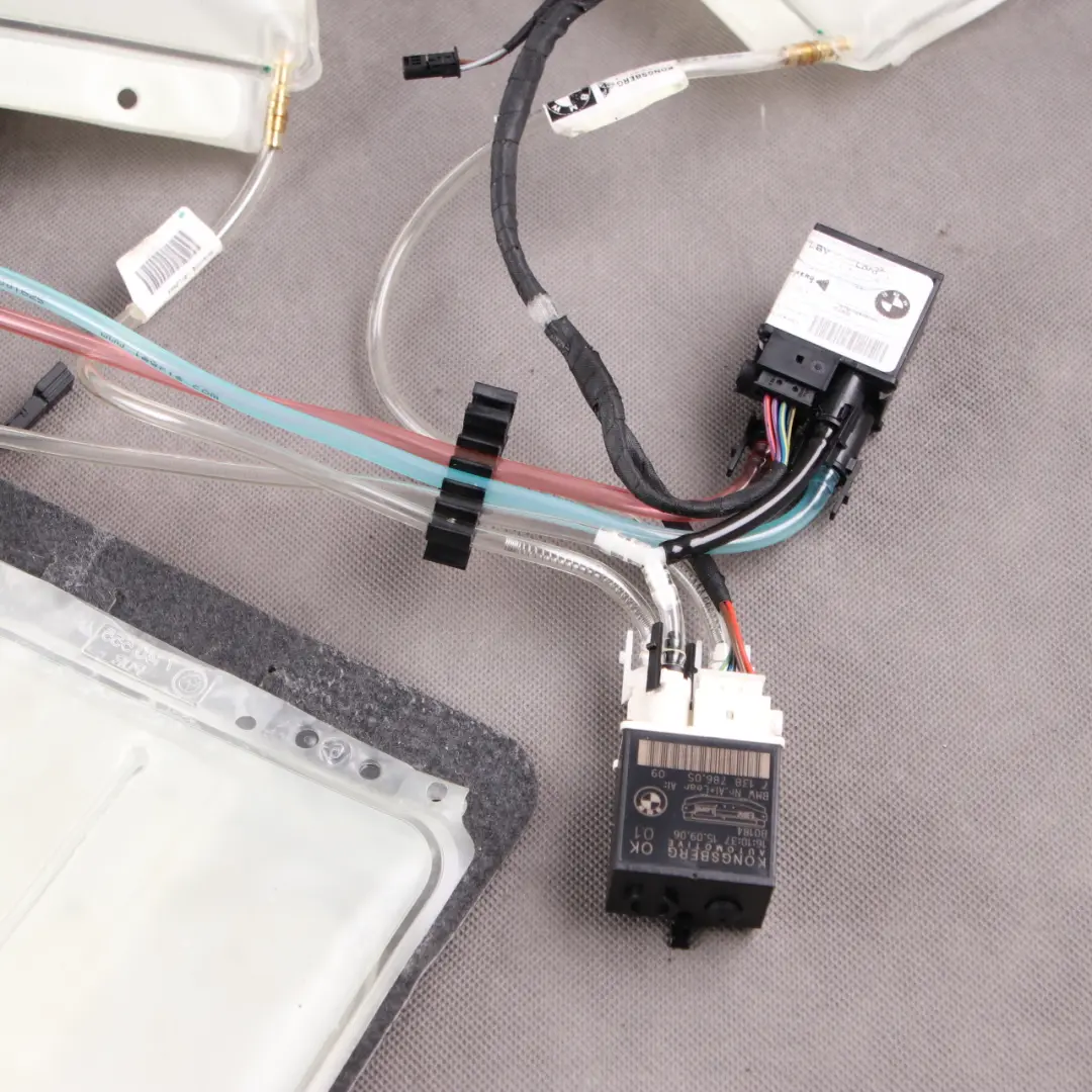 Front Seat Lordosis Pad Lumbar Bag Back Support Pump Set to BMW E87 E90 E91 with Part number 7140555 BMW E87 E90 E91 Front Seat Lordosis Pad Lumbar Bag Back Support Pump Set - SKU 7140555-2 - Part number 7140555