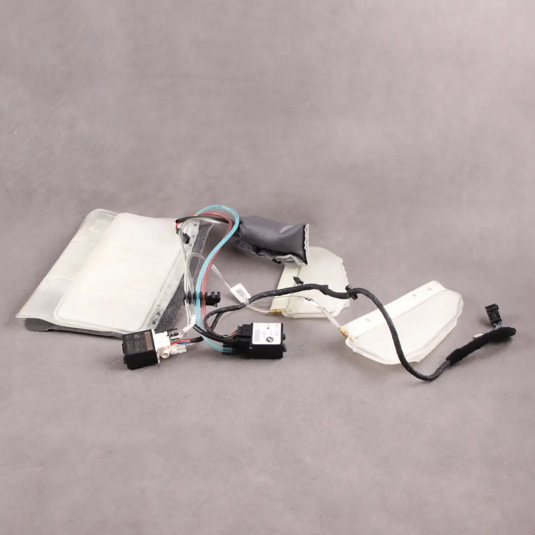 Front Seat Lordosis Pad Lumbar Bag Back Support Pump Set to BMW E87 E90 E91 with Part number 7140555 BMW E87 E90 E91 Front Seat Lordosis Pad Lumbar Bag Back Support Pump Set - SKU 7140555-2 - Part number 7140555