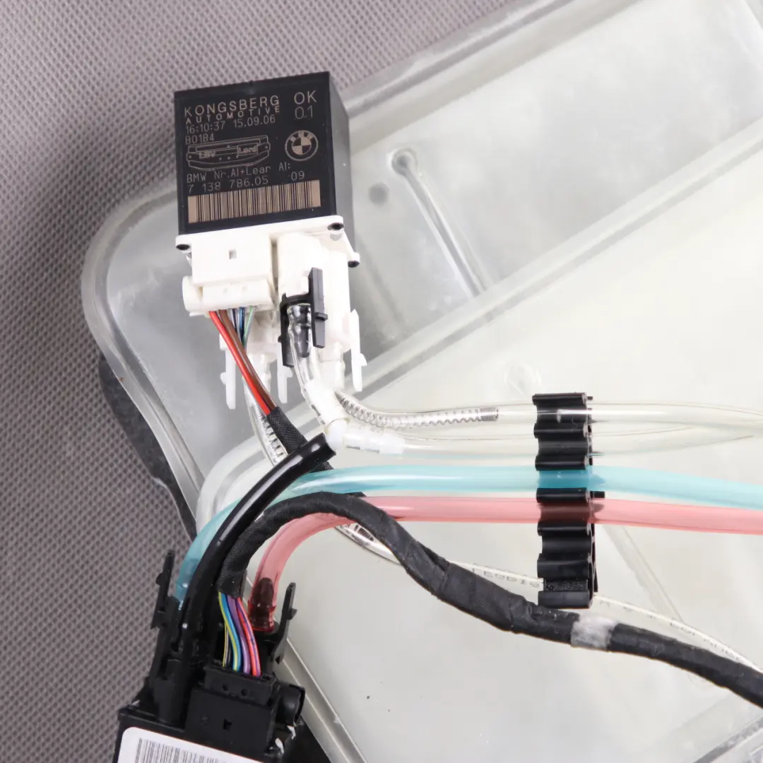 Front Seat Lordosis Pad Lumbar Bag Back Support Pump Set to BMW E87 E90 E91 with Part number 7140555 BMW E87 E90 E91 Front Seat Lordosis Pad Lumbar Bag Back Support Pump Set - SKU 7140555-2 - Part number 7140555