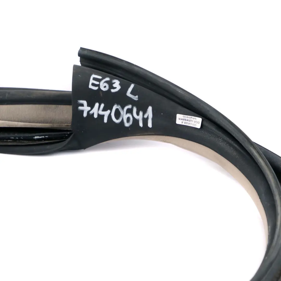 BMW E63 Front Left N/S Door Edge Protection Seal Gasket Creambeige 7008581 - SKU 7140641 - Part number 7140641