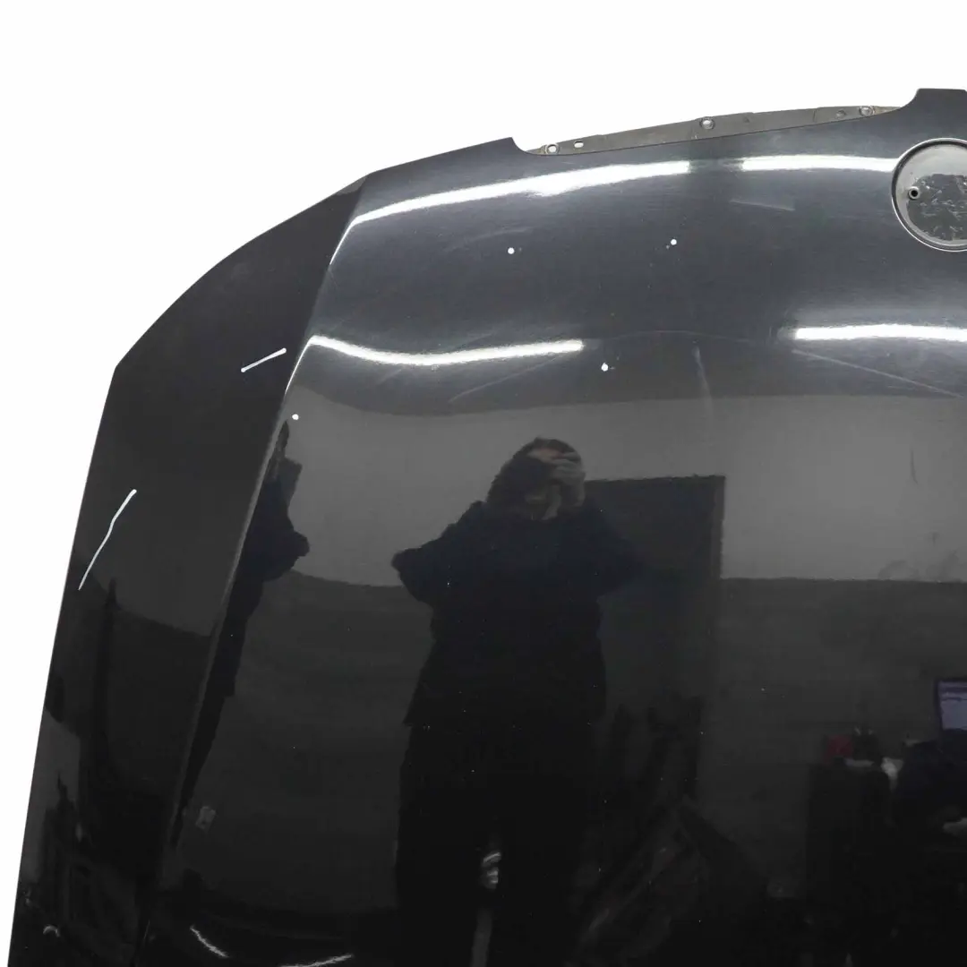 BMW E90 E91 Hood Bonnet Front Black Sapphire Metallic - 475 - SKU 7140729-BS1 - Part number 7140729