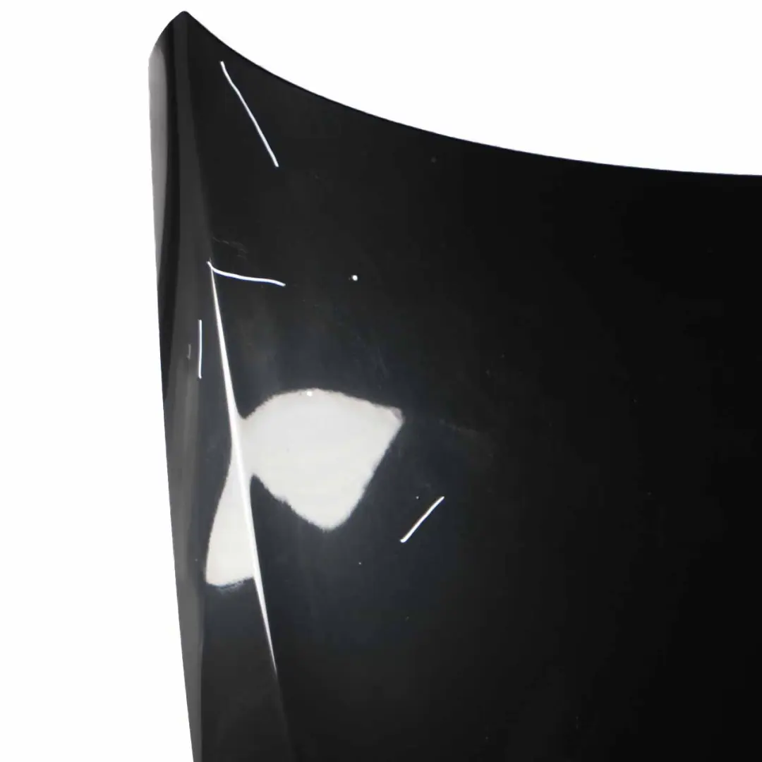 BMW E90 E91 Bonnet Front Hood Black Sapphire Metallic - 475 - SKU 7140729-BS2 - Part number 7140729