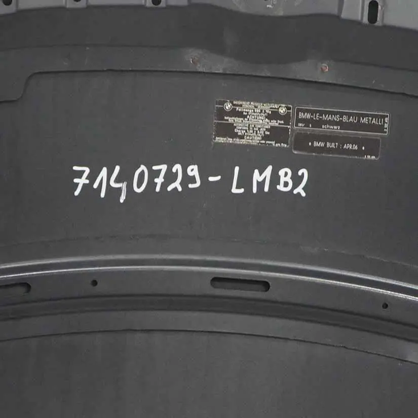 Hood Bonnet Engine Front Cover Panel Le Mans Blue Metallic - 381 to BMW E90 E91 with Part number 7140729 BMW E90 E91 Hood Bonnet Engine Front Cover Panel Le Mans Blue Metallic - 381 - SKU 7140729-LMB2 - Part number 7140729