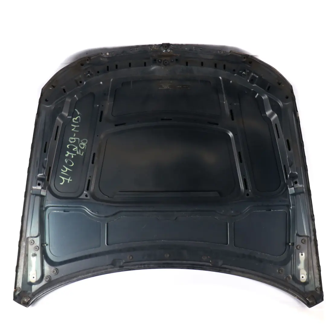 Hood Bonnet Front Monacoblau Monaco Blue Metallic - A35 to BMW E90 E91 with Part number 7140729 BMW E90 E91 Hood Bonnet Front Monacoblau Monaco Blue Metallic - A35 - SKU 7140729-MB1 - Part number 7140729