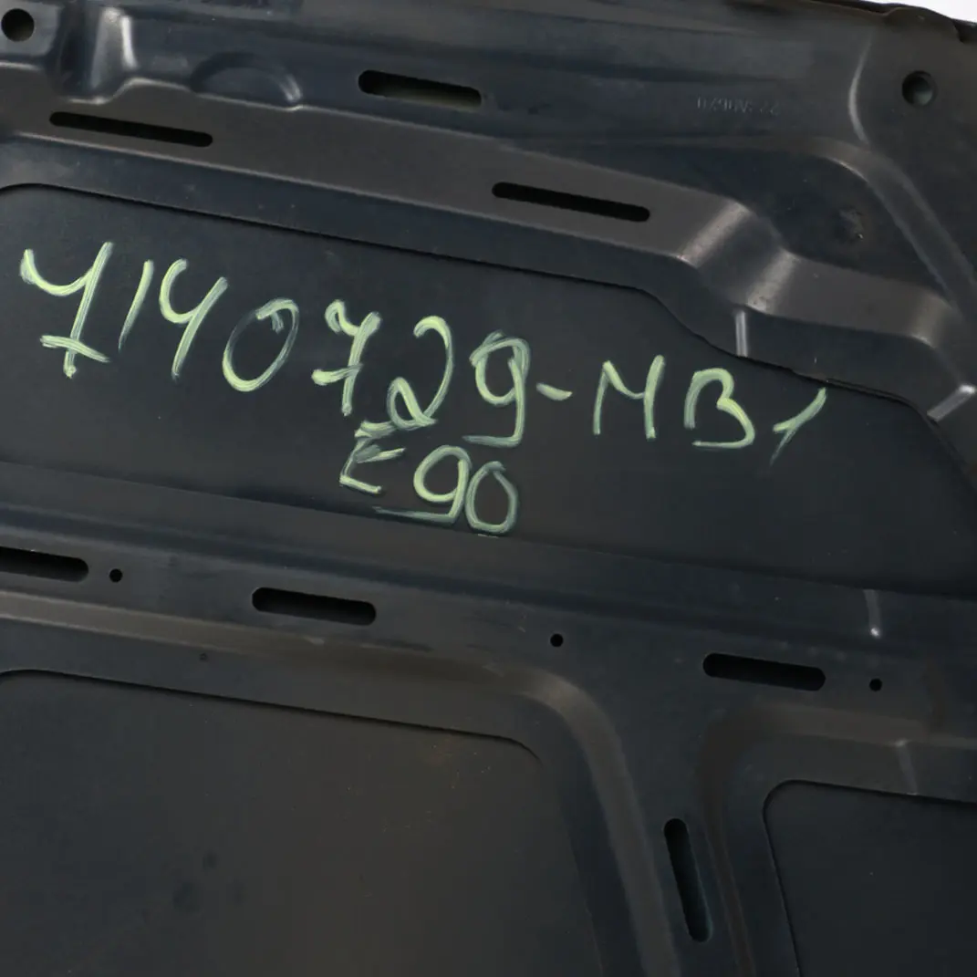 Hood Bonnet Front Monacoblau Monaco Blue Metallic - A35 to BMW E90 E91 with Part number 7140729 BMW E90 E91 Hood Bonnet Front Monacoblau Monaco Blue Metallic - A35 - SKU 7140729-MB1 - Part number 7140729