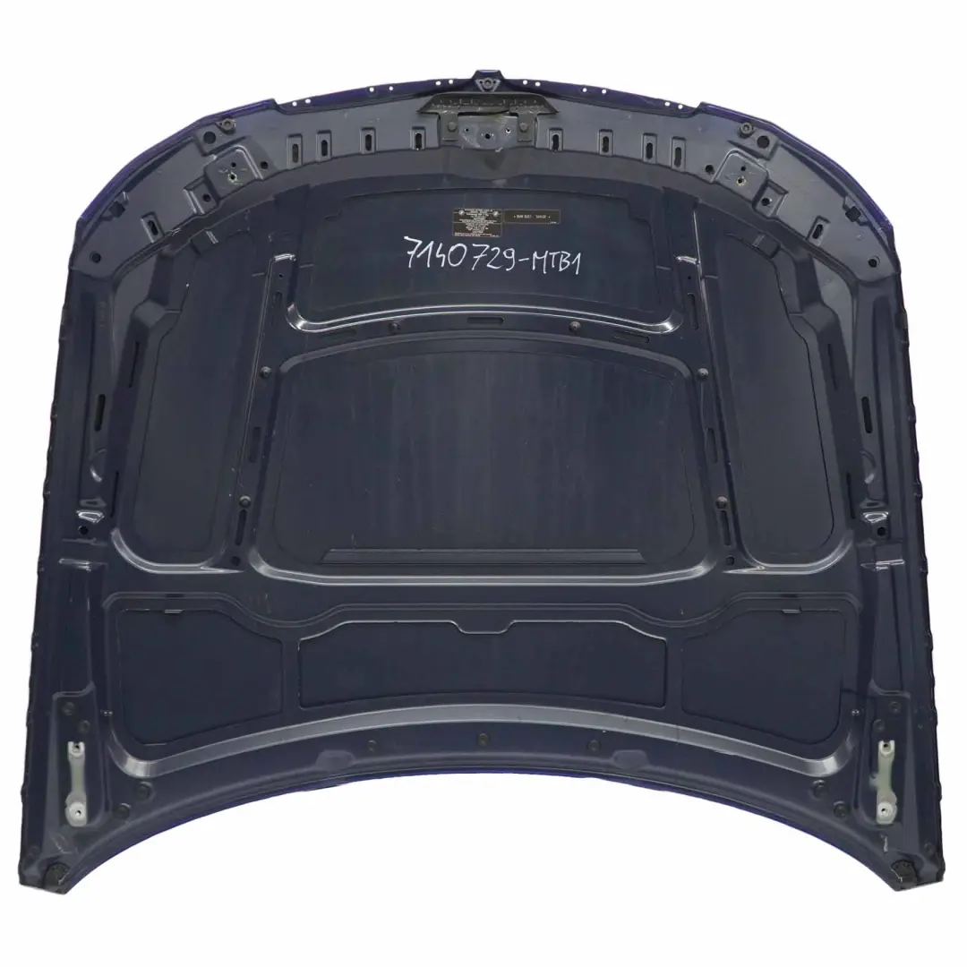 BMW E90 E91 Bonnet Front Hood Montegoblau Montego Blue Metallic - A51 - SKU 7140729-MTB1 - Part number 7140729