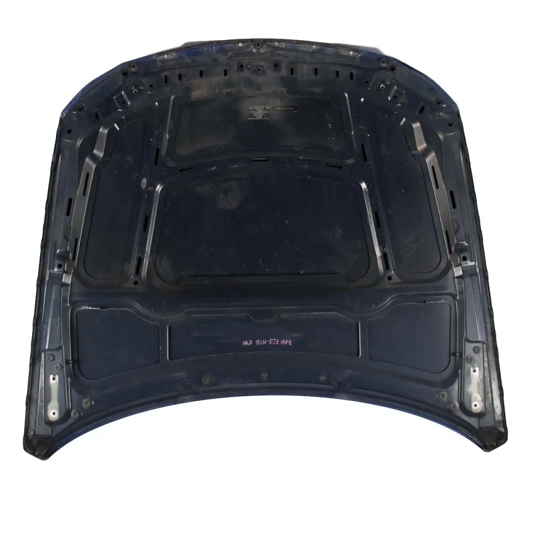 BMW E90 E91 Bonnet Front Hood Montegoblau Montego Blue Metallic - A51 - SKU 7140729-MTB - Part number 7140729