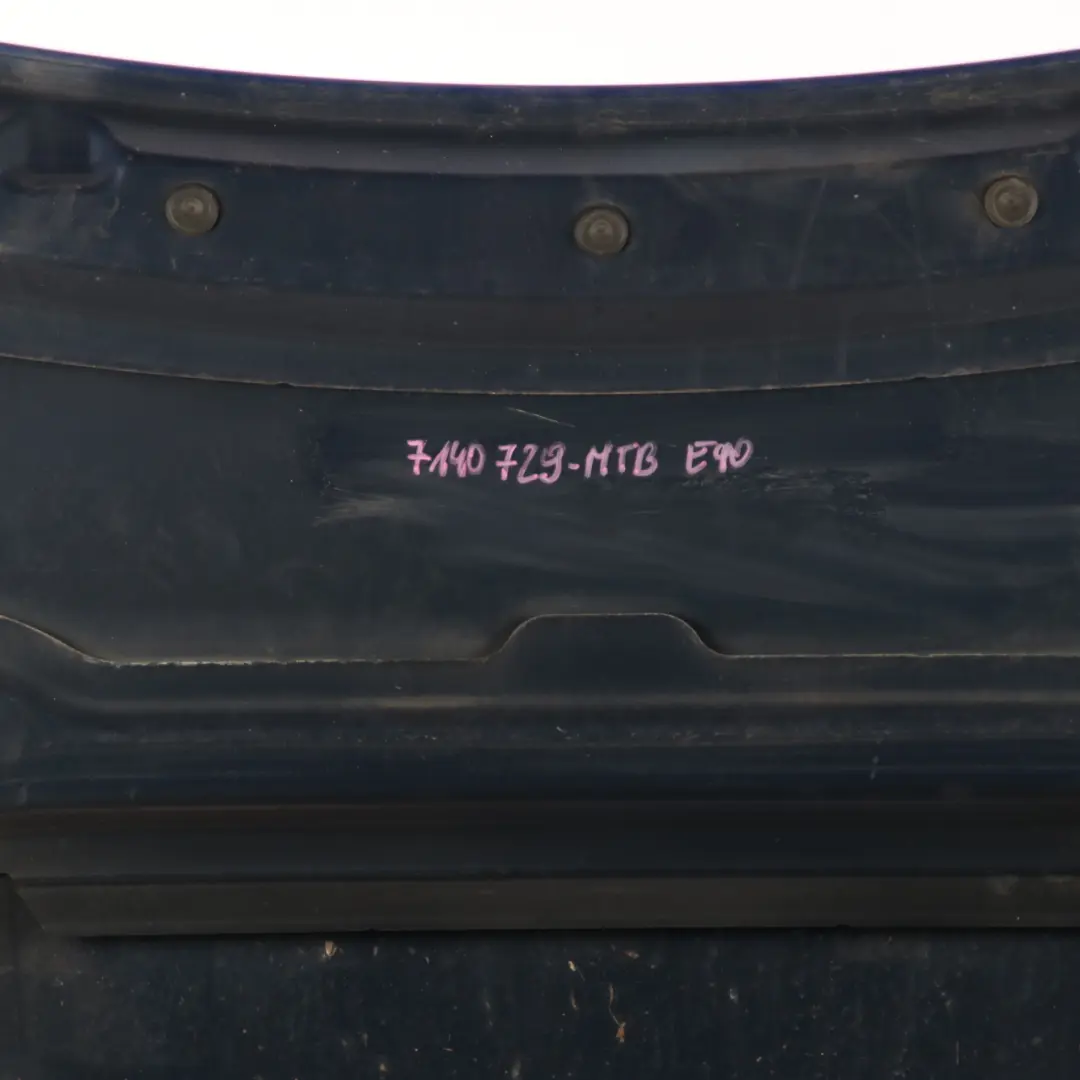 Bonnet Front Hood Montegoblau Montego Blue Metallic - A51 to BMW E90 E91 with Part number 7140729 BMW E90 E91 Bonnet Front Hood Montegoblau Montego Blue Metallic - A51 - SKU 7140729-MTB - Part number 7140729