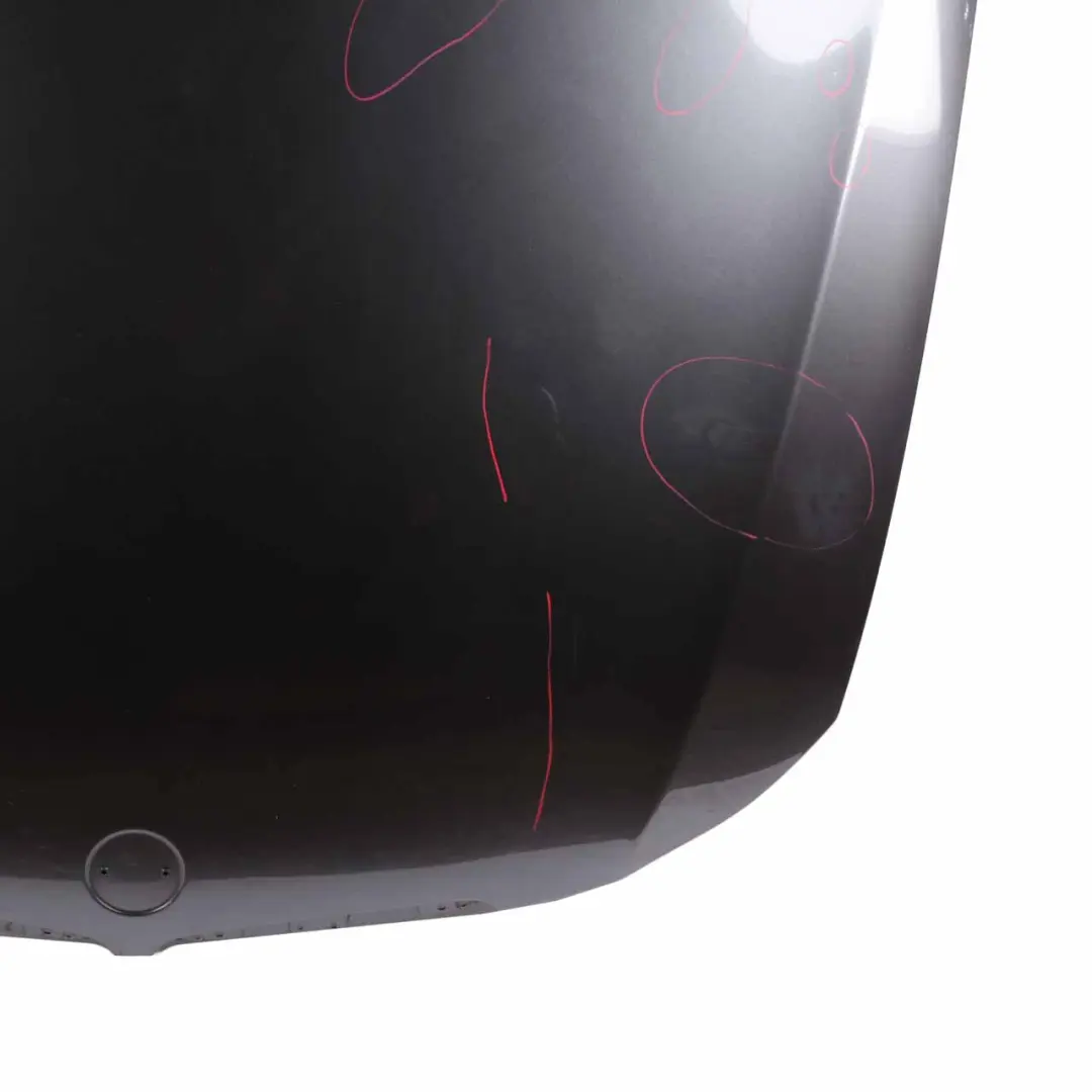 BMW E90 E91 Bonnet Front Hood Sparkling Graphite Metallic - A22 - SKU 7140729-SG5 - Part number 7140729