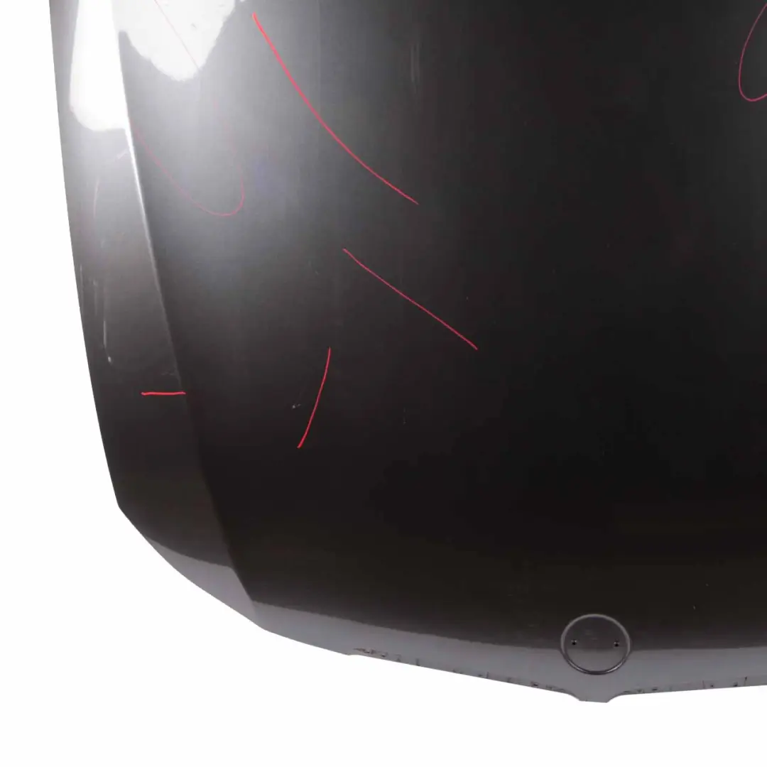 BMW E90 E91 Bonnet Front Hood Sparkling Graphite Metallic - A22 - SKU 7140729-SG5 - Part number 7140729