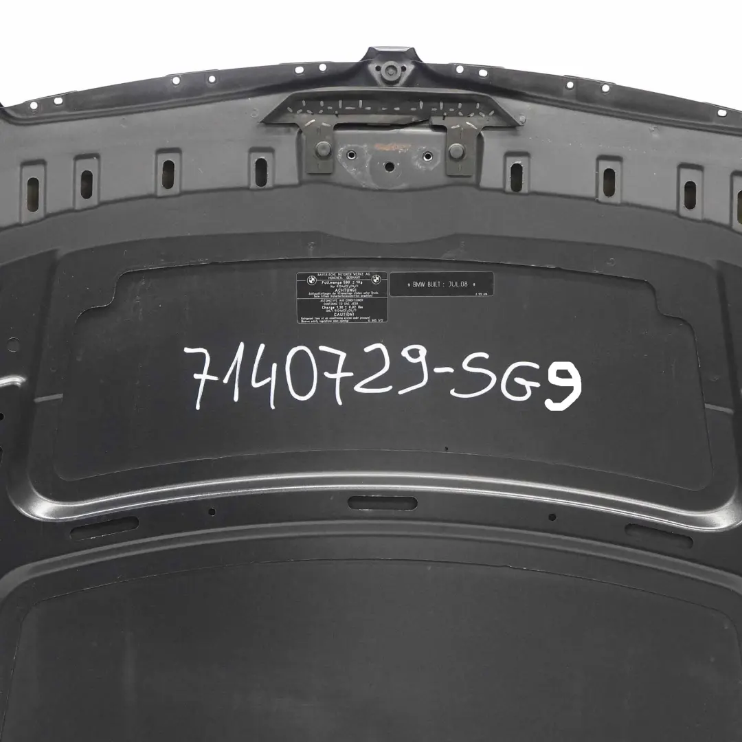 Maska Pokrywa Sparkling Graphite A22 do BMW E90 E91 o numerze 7140729 BMW E90 E91 Maska Pokrywa Sparkling Graphite A22 - SKU 7140729-SG9 - Numer Części 7140729