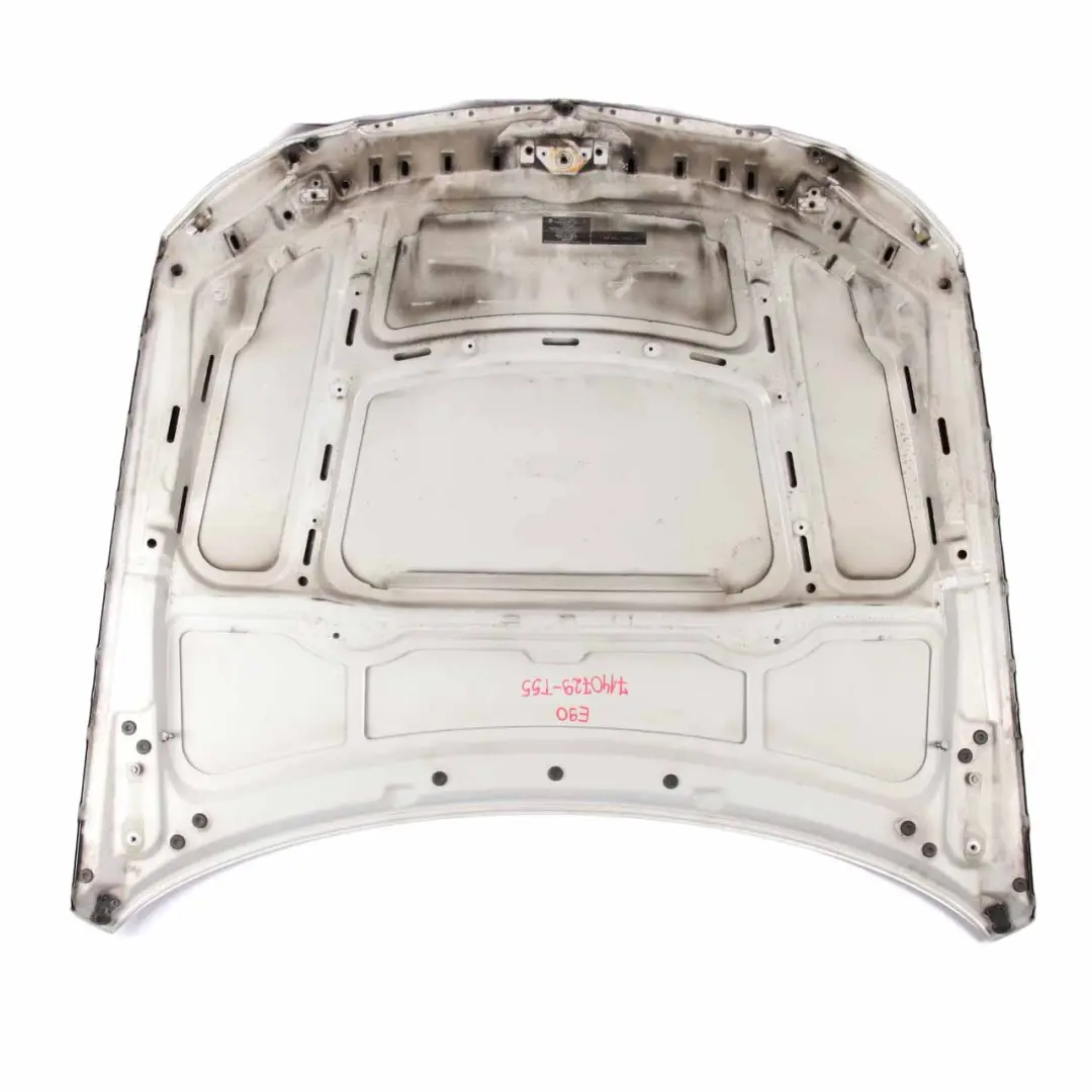 Bonnet Front Hood Titansilber Titan Silver Metallic - 354 to BMW E90 E91 with Part number 7140729 BMW E90 E91 Bonnet Front Hood Titansilber Titan Silver Metallic - 354 - SKU 7140729-TS5 - Part number 7140729