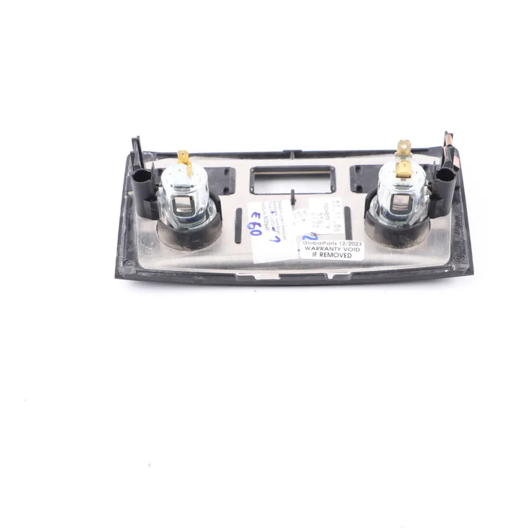 BMW E60 E61 Cover Trim Panel Centre Console Rear Wood Maple Sycamore Anthracite - SKU 7141072-1 - Part number 7141072