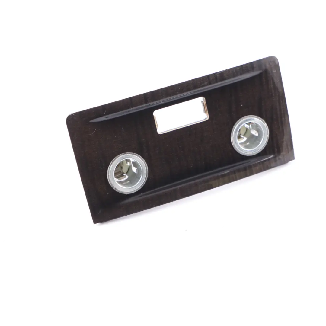 BMW E60 E61 Cover Trim Panel Centre Console Rear Wood Maple Sycamore Anthracite - SKU 7141072-1 - Part number 7141072